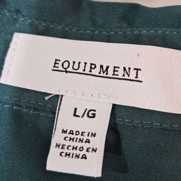 Equipment Top Large June Bug Emerald Satin Classic Signature - Picture 7 of 11